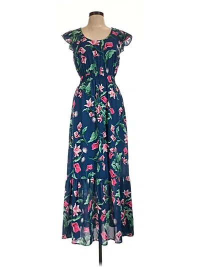 Pre-owned Collective Concepts Casual Dress In Blue