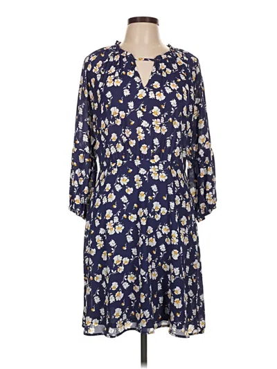 Pre-owned Collective Concepts Casual Dress In Blue