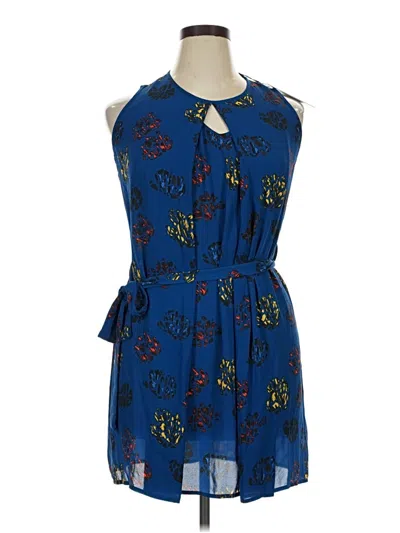 Pre-owned Collective Concepts Casual Dress In Blue