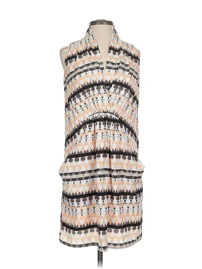 Pre-owned Collective Concepts Casual Dress In Brown