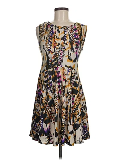 Pre-owned Collective Concepts Casual Dress In Brown