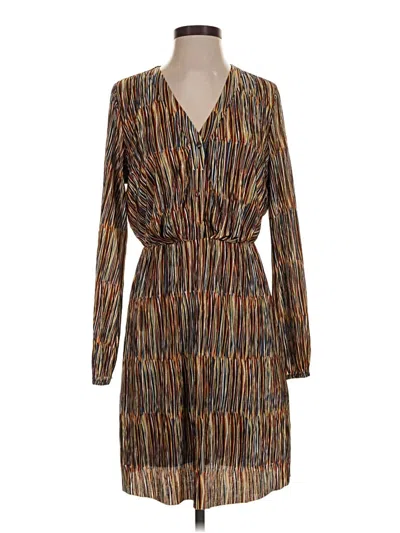 Pre-owned Collective Concepts Casual Dress In Brown