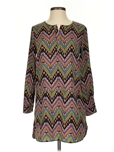 Pre-owned Collective Concepts Casual Dress In Brown