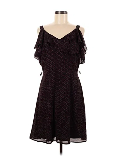 Pre-owned Collective Concepts Casual Dress In Burgundy