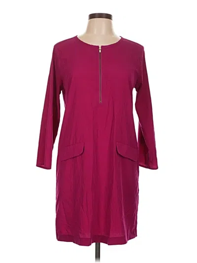 Pre-owned Collective Concepts Casual Dress In Burgundy
