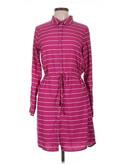 Pre-owned Collective Concepts Casual Dress In Burgundy