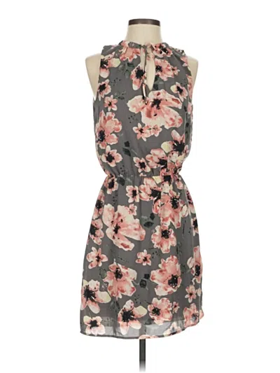 Pre-owned Collective Concepts Casual Dress In Gray