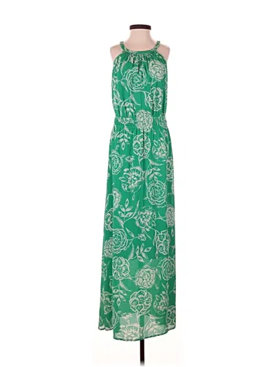 Pre-owned Collective Concepts Casual Dress In Green