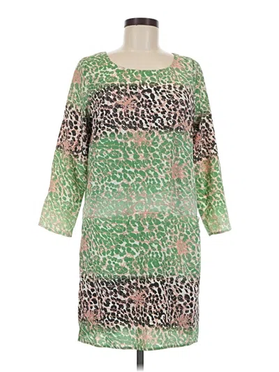 Pre-owned Collective Concepts Casual Dress In Green