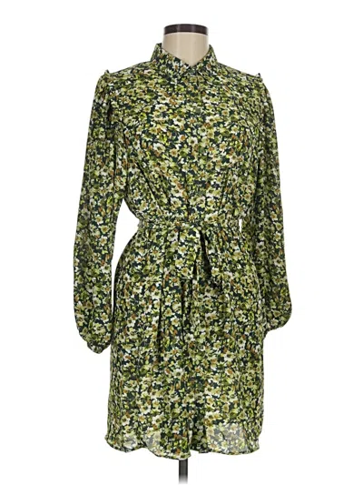 Pre-owned Collective Concepts Casual Dress In Green