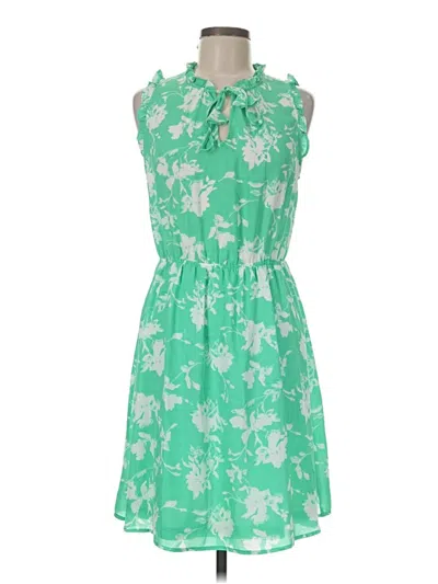 Pre-owned Collective Concepts Casual Dress In Green