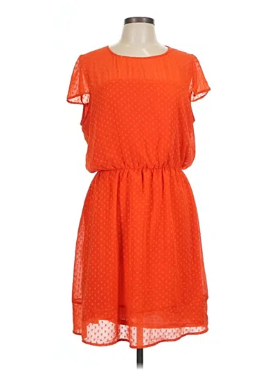 Pre-owned Collective Concepts Casual Dress In Orange