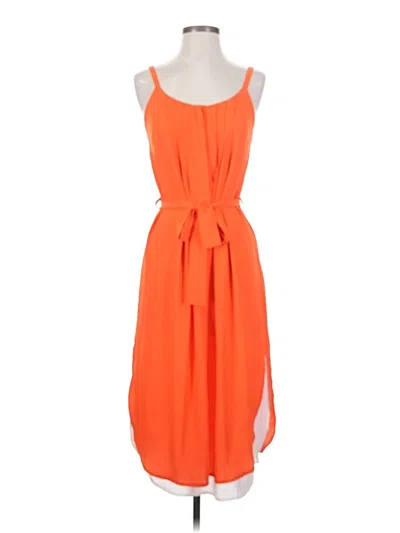 Pre-owned Collective Concepts Casual Dress In Orange