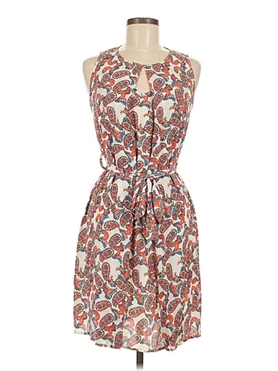Pre-owned Collective Concepts Casual Dress In Tan