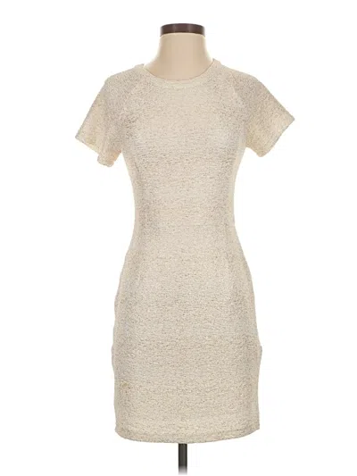 Pre-owned Collective Concepts Casual Dress In White