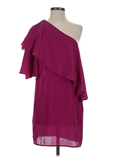 Pre-owned Collective Concepts Cocktail Dress In Burgundy