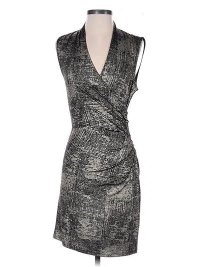 Pre-owned Collective Concepts Cocktail Dress In Gray