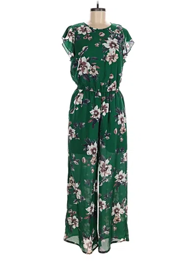 Pre-owned Collective Concepts Jumpsuit In Green