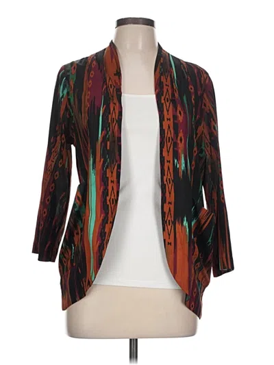 Pre-owned Collective Concepts Kimono In Brown