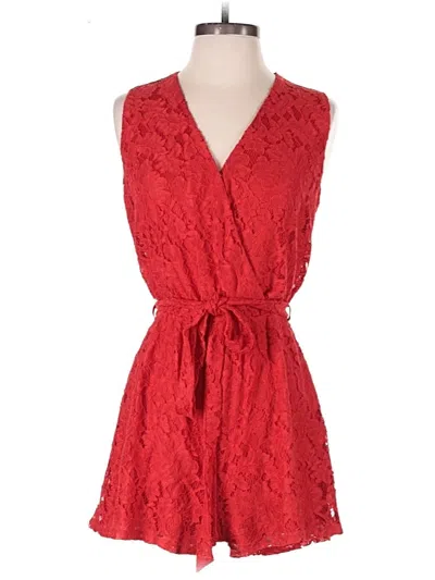 Pre-owned Collective Concepts Romper In Red
