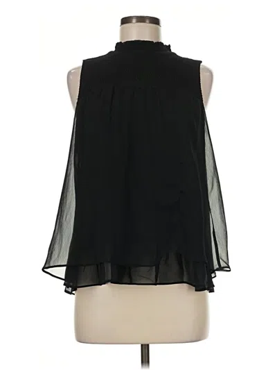 Pre-owned Collective Concepts Sleeveless Blouse In Black