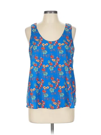 Pre-owned Collective Concepts Sleeveless Blouse In Blue