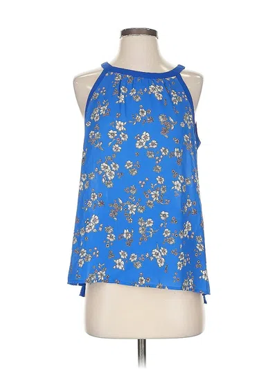 Pre-owned Collective Concepts Sleeveless Blouse In Blue