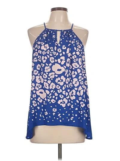Pre-owned Collective Concepts Sleeveless Blouse In Blue