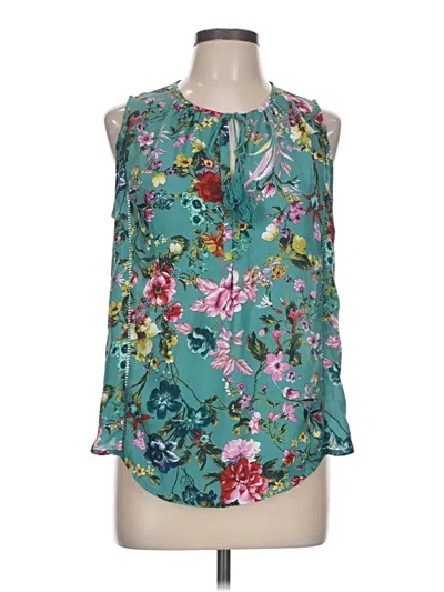 Pre-owned Collective Concepts Sleeveless Blouse In Blue