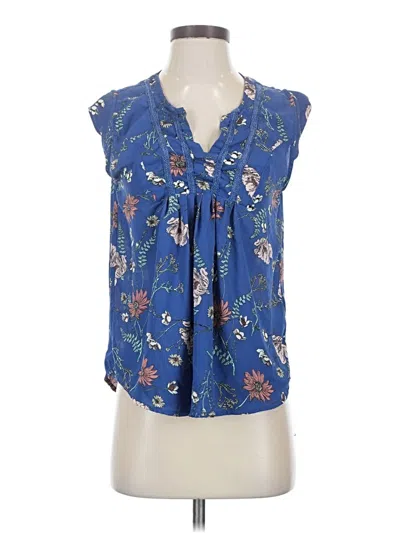 Pre-owned Collective Concepts Sleeveless Blouse In Blue