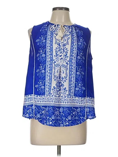Pre-owned Collective Concepts Sleeveless Blouse In Blue
