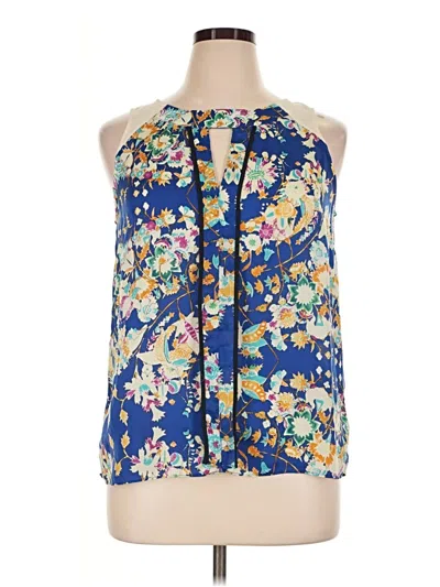 Pre-owned Collective Concepts Sleeveless Blouse In Blue