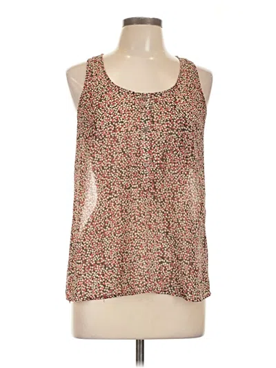 Pre-owned Collective Concepts Sleeveless Blouse In Brown
