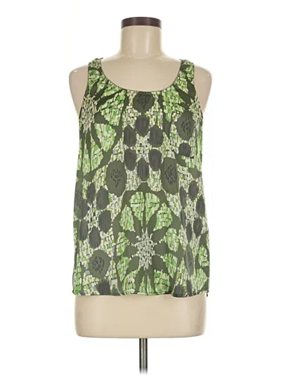 Pre-owned Collective Concepts Sleeveless Blouse In Green