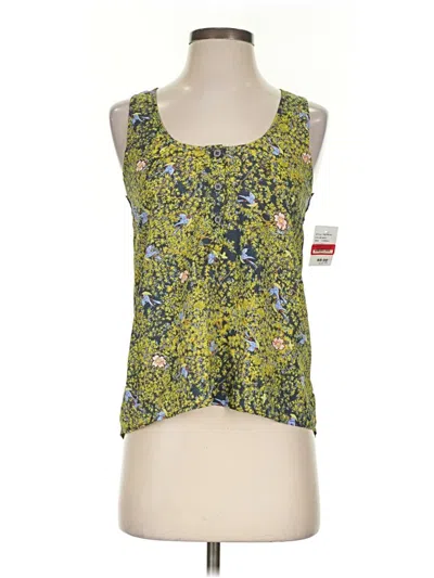 Pre-owned Collective Concepts Sleeveless Blouse In Green