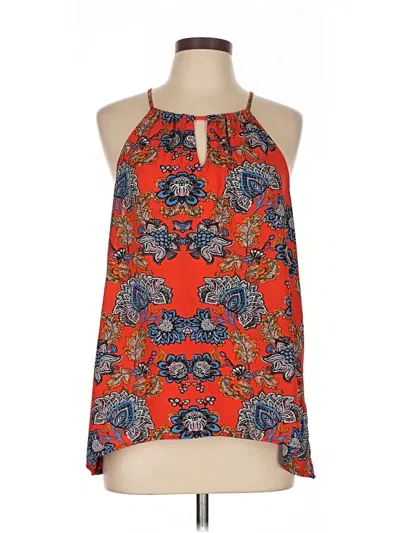 Pre-owned Collective Concepts Sleeveless Blouse In Orange