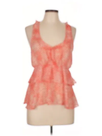 Pre-owned Collective Concepts Sleeveless Blouse In Orange