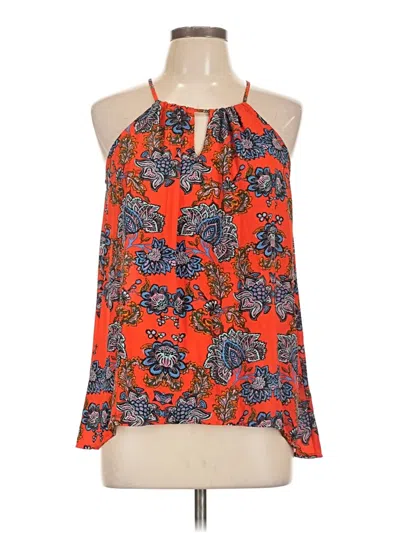 Pre-owned Collective Concepts Sleeveless Blouse In Orange