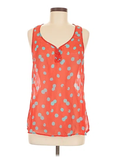 Pre-owned Collective Concepts Sleeveless Blouse In Orange