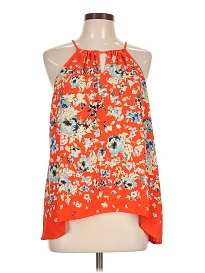 Pre-owned Collective Concepts Sleeveless Blouse In Orange