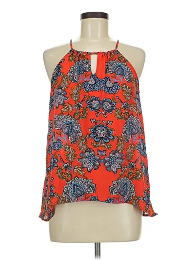 Pre-owned Collective Concepts Sleeveless Blouse In Orange