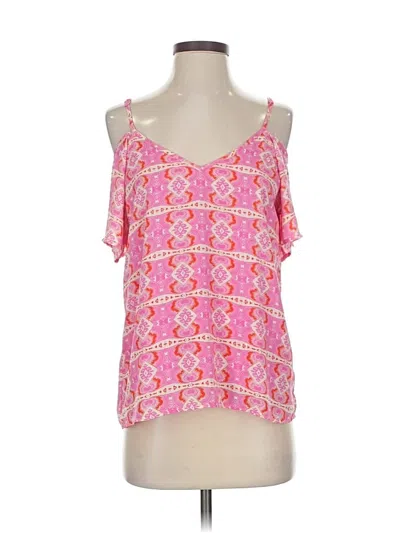 Pre-owned Collective Concepts Sleeveless Blouse In Pink