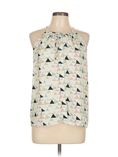 Pre-owned Collective Concepts Sleeveless Blouse In White