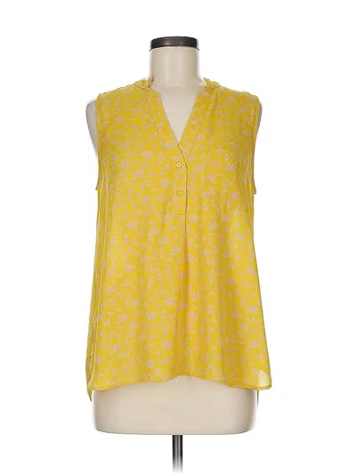 Pre-owned Collective Concepts Sleeveless Blouse In Yellow