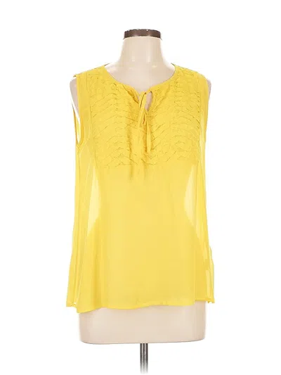 Pre-owned Collective Concepts Sleeveless Blouse In Yellow