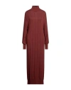 Collectors Club Woman Midi Dress Brown Size L Polyacrylic, Alpaca Wool, Polyamide, Polyester