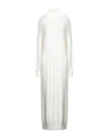 Collectors Club Woman Midi Dress Ivory Size L Polyacrylic, Alpaca Wool, Polyamide, Polyester In White
