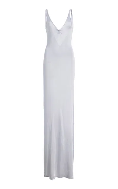 Colleen Allen Ballet Knit Dress In White