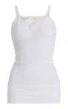 Colleen Allen Floral Vintage Tank Top In White