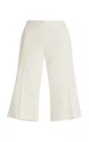 Colleen Allen Stretch Wool Bootcut Short In Ivory